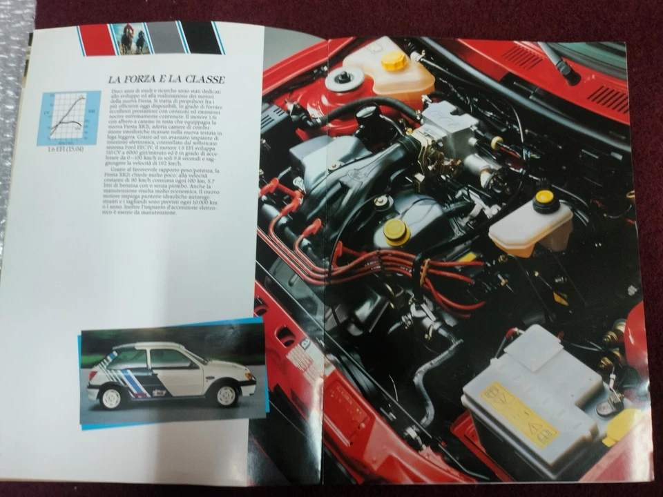 Brochure Depliant Ford FIESTA XR2J Italiano 12 pagine - Immagine 3 di 4