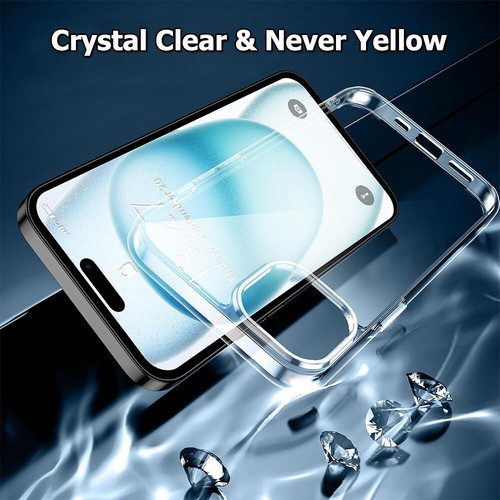 Funda protectora de pantalla de vidrio templado a prueba de golpes para iPhone 15 Plus Pro Max - Imagen 7 de 14