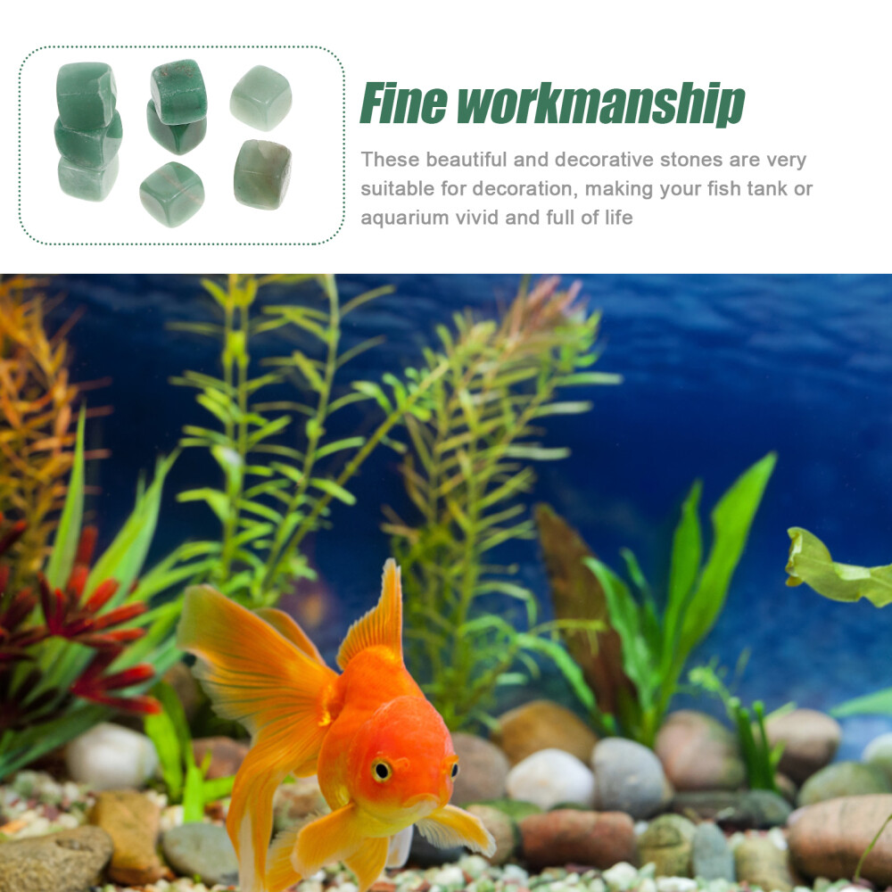 Aventurine Jade Gravel Fish Tank Decor Crushed Stone Aquarium eBay