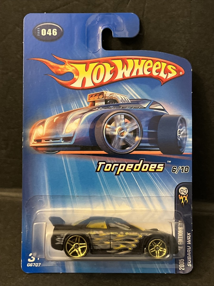 Hot Wheels Torpedoes 2005 First Editions Black Subaru Impreza WRX