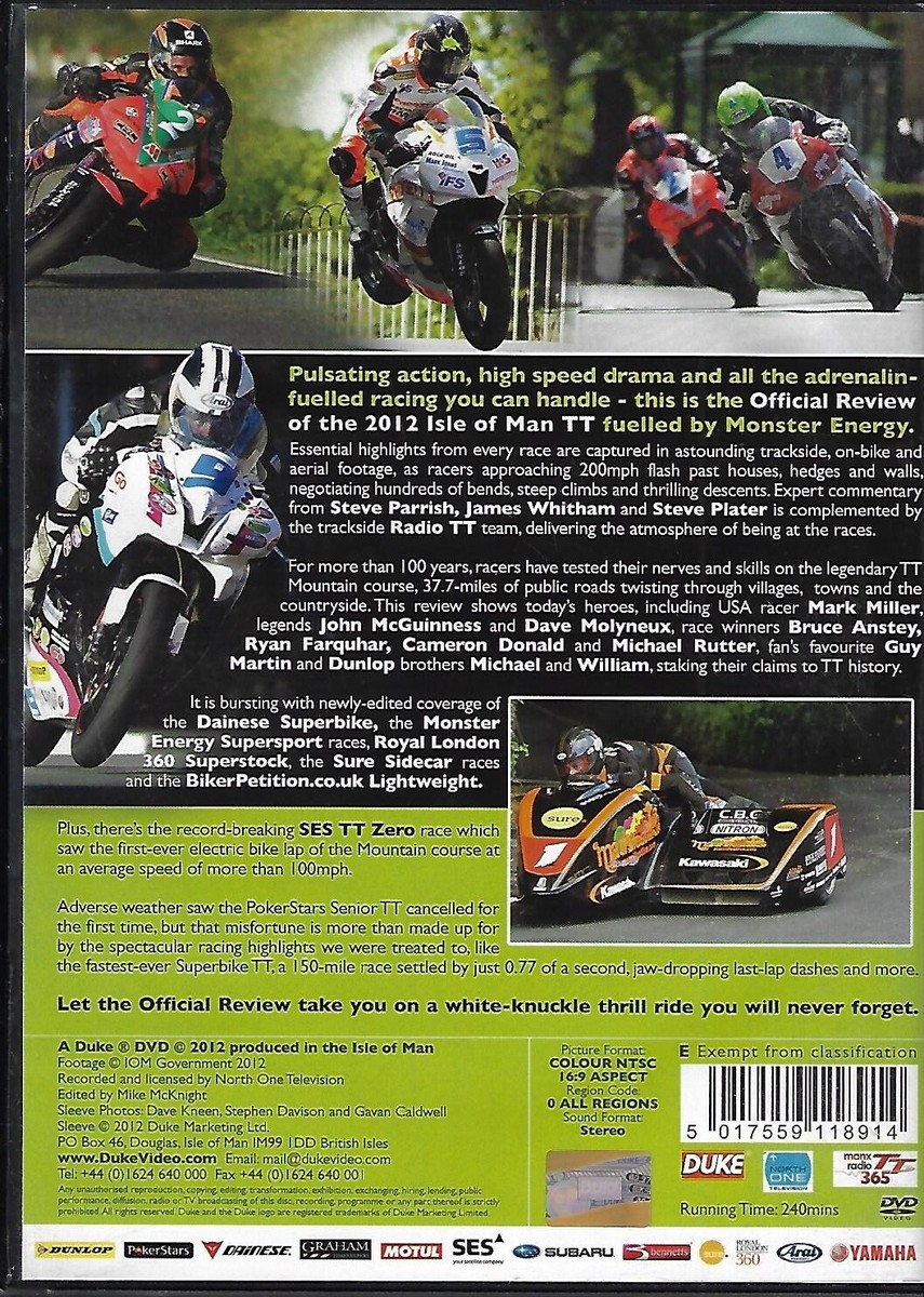 Isle of Man TT Official Review 2012 (DVD, 2012) | eBay