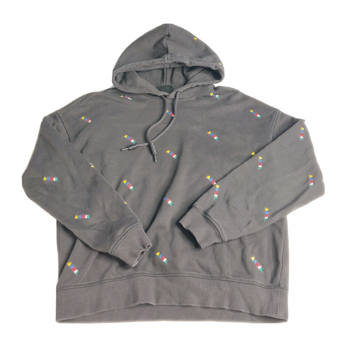 ANGEL CHEN x H&M Hoodie Men's Sz S Black All Over ANGEL CHEN x H&M Hoodie Men's Sz S Black All Over