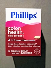 Phillips Colon Health Probiotic Gas Bloating/Constipation/Diarrhea
