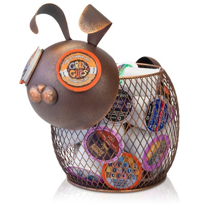Made Easy Kit Coffee Pod Organizer, Coffee Bar Functional Décor, Bunny