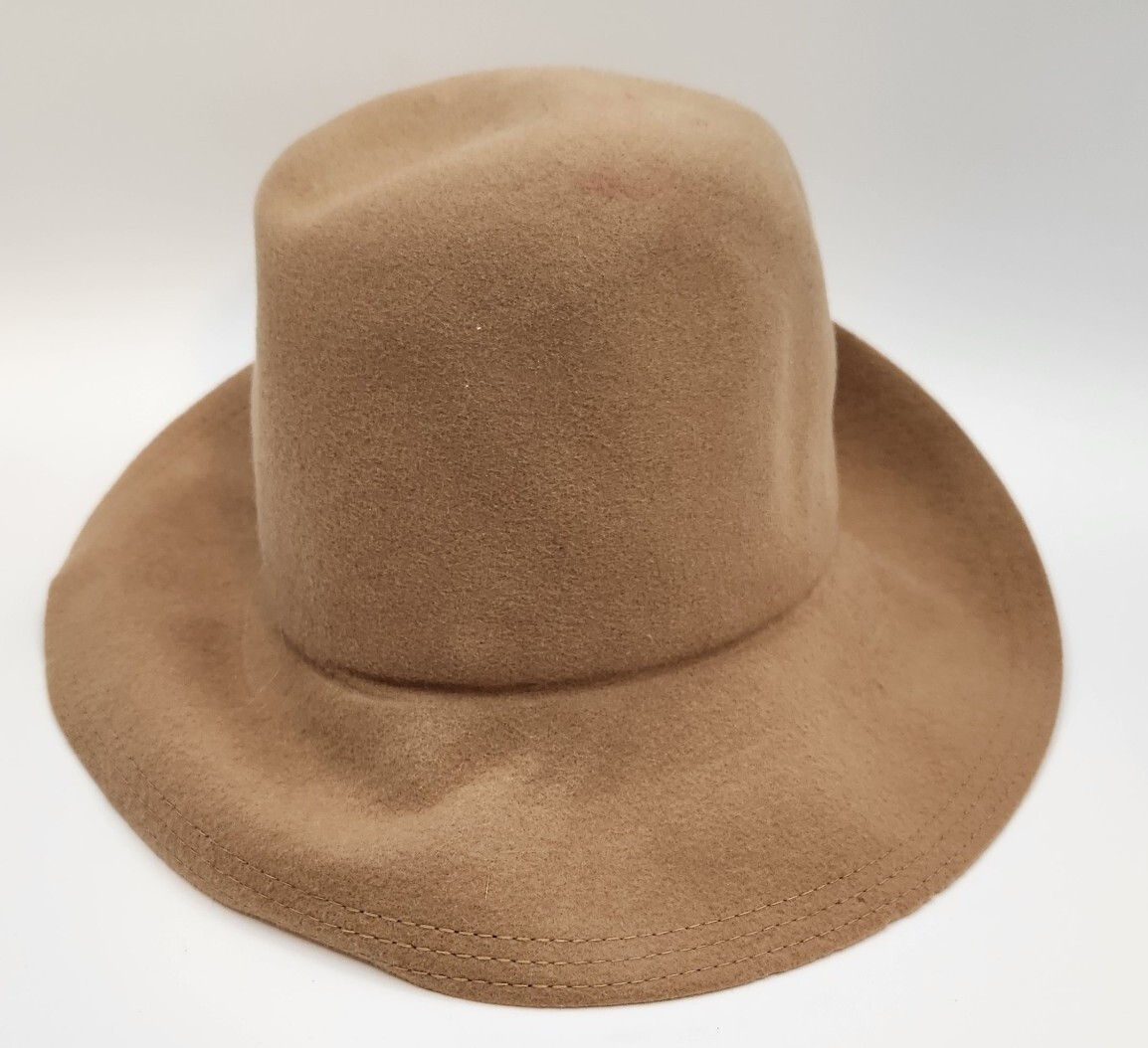 Womens Doeskin Felt Hat 100% Wool George W Bollman Co Beige  display picture 1