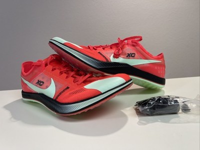Nike ZoomX Dragonfly XC Track Spikes Bright Crimson Vapor Green Sz 10 DX7992-600
