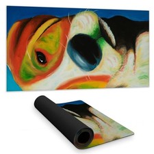 Begin Home Decor C1DM1531PPCBY7 16 x 32 in. Colorful Beagle Dog Desk Mat - Bl...