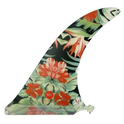 Neu Koalition 9,5'' Tropical Longboard Finne Noserider Traditional Single Fin 