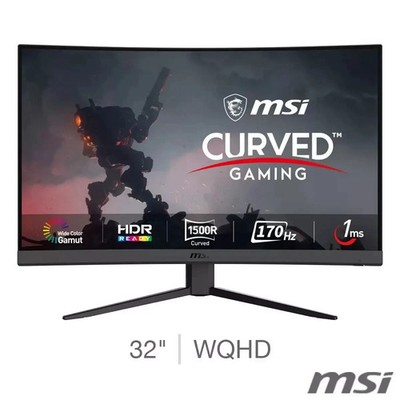 MSI G32CQ4 E2 32 Zoll WQHD 165Hz VA Curved Gaming Monitor, PC Bildschirm