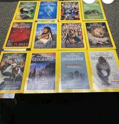 Vintage National Geographic Magazine Nat Geo Full Year Set 1994 Lot 5 Maps