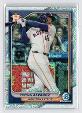 2024 Bowman Chrome #48 Yordan Alvarez Mojo Refractors
