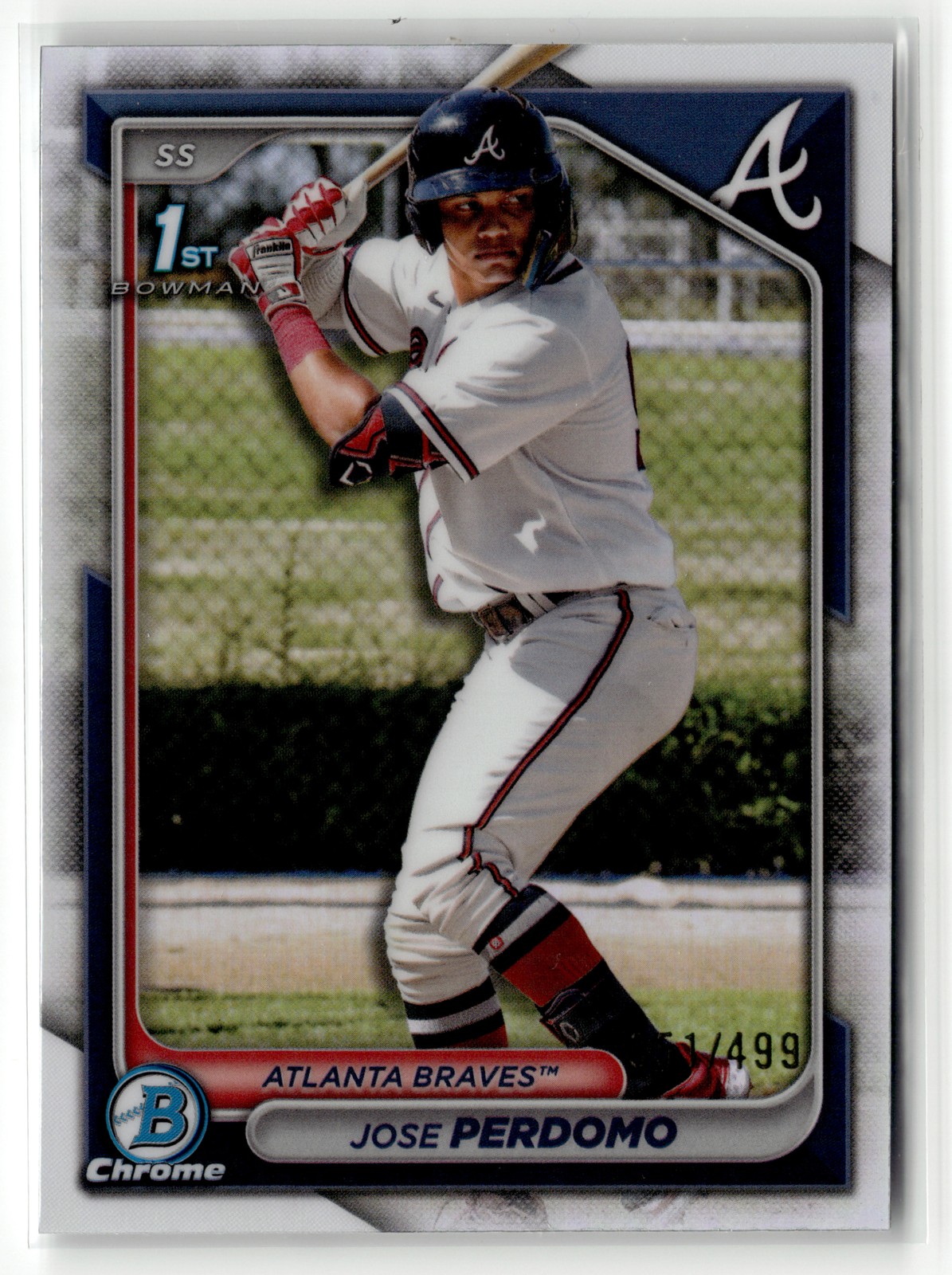 2024 Bowman Chrome #BCP-220 Jose Perdomo Prospects Refractors #/499