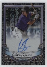 2024 Bowman Sterling Prospect Silver Refractor 61/100 Cole Carrigg Auto 1k9t
