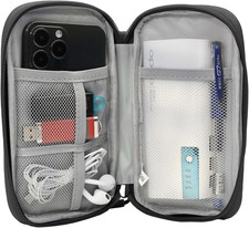 Electronic Organizer Case, Travel Cable Organizer Pouch Electronic Accessorie...