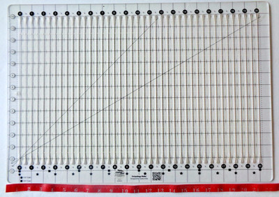 Creative Grids Stripology Slotted Quilting Ruler- CGRGE1, 15-1/4 x 22-1/4, Used