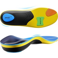 Plantar Fasciitis Orthotic Insoles, Medium Arch Support, Work Boot, 230 lbs