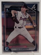2024 Bowman Draft Cam Caminiti #BDC-20 Chrome 1st Prospect Braves