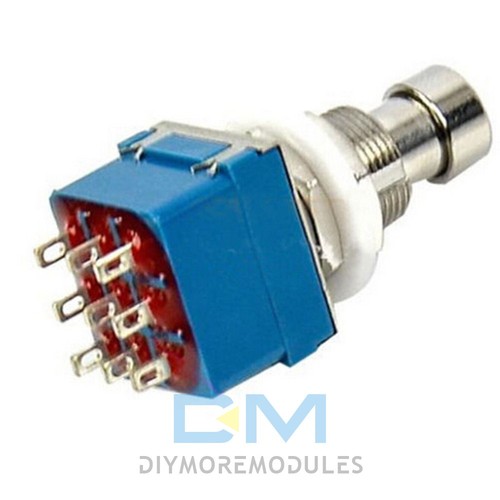 1-10Pc 3PDT 9-Pin Guitar Effects Pedal Box Stomp Foot Metal Switch True Bypass - Picture 2 of 5