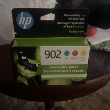 New HP 902 Cyan Magenta Yellow 3PK Ink Cartridges OfficeJet Pro 6961 EXP 06/25