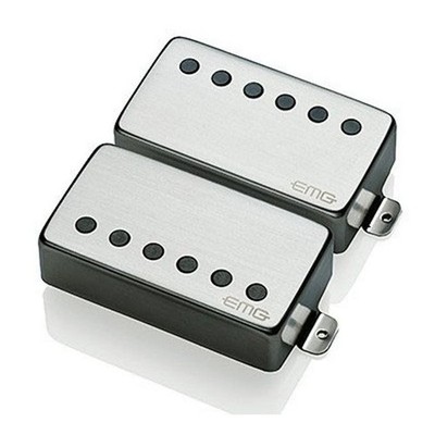 EMG James Hetfield Tonabnehmer-Set - gebürstetes Chrom