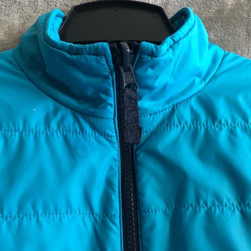 Lands’ End Youth Teal Mock Neck Puffer Jacket Regular Size Large 14H-16H - Picture 4 of 13