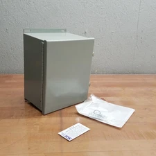 Saginaw Control SCE-10086CHNF Hinged Enclosure, 3R,12,4 Type, 10" x 6" x 8"