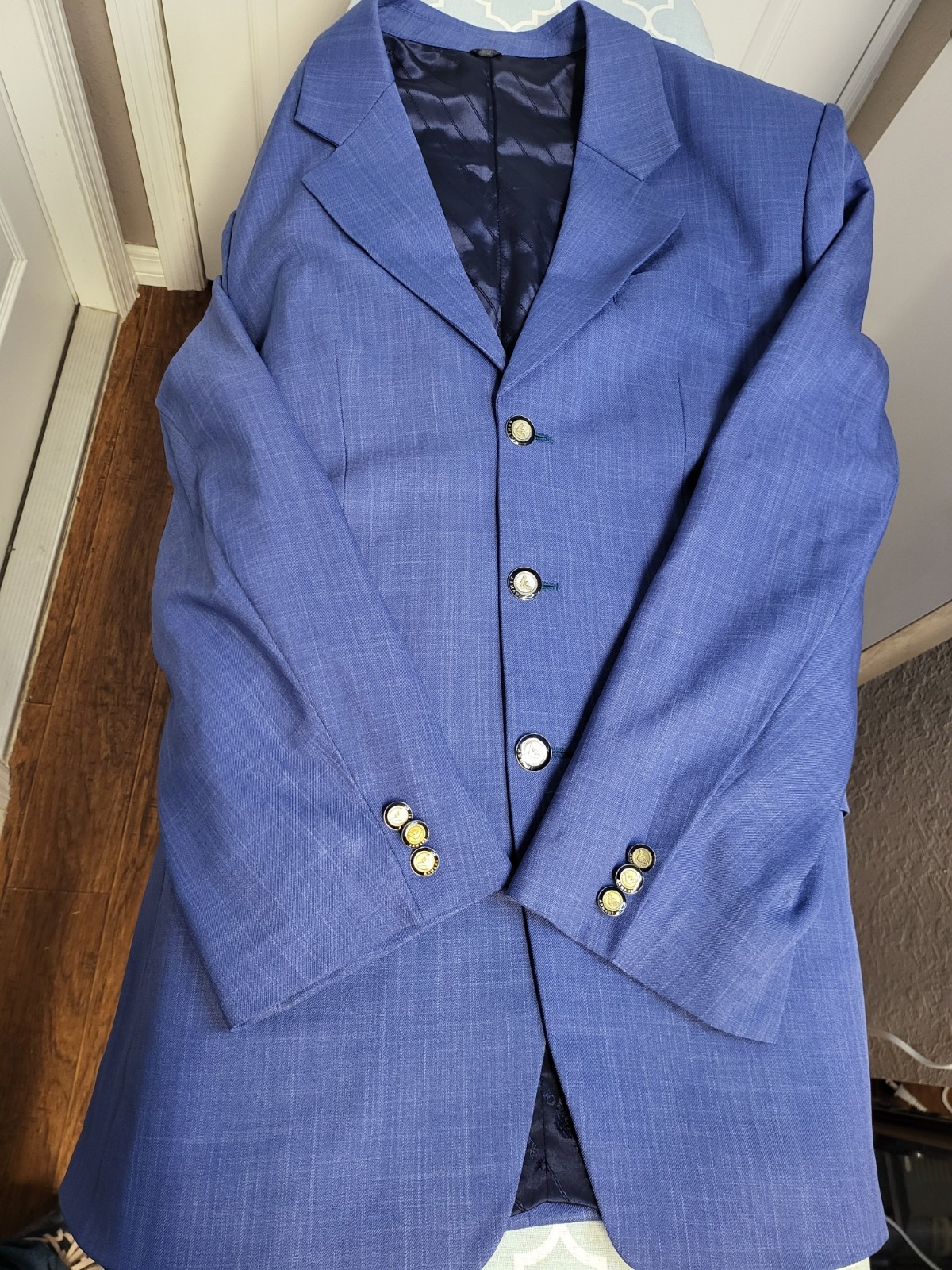 Georgio Armani Single Breasted  Jacket  Medium Bl… - image 9