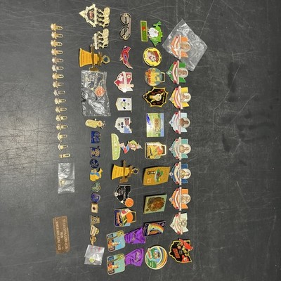 Vintage lions club pins & Trinkets 70s   80s Ohio & other states 64 Pieces Total