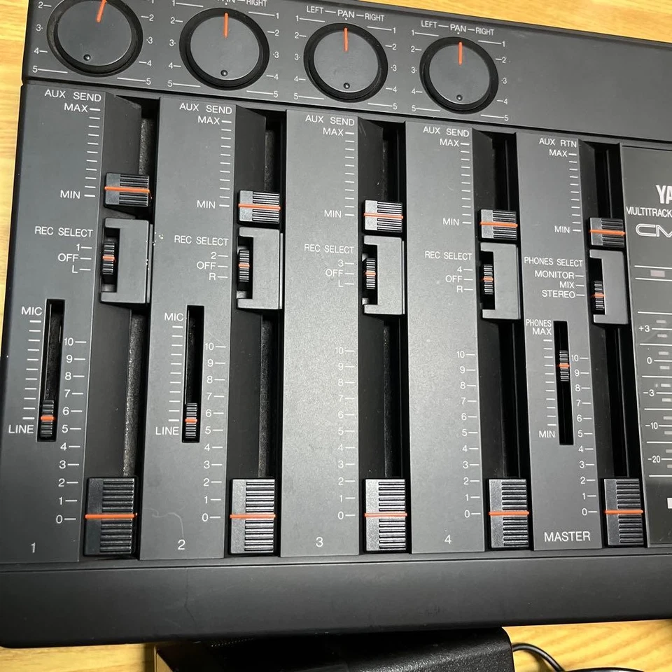 YAMAHA CMX100 Multitrack Cassette Recorder multi track Tested w/Power Cable Used - Image 3 of 4