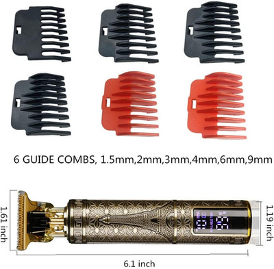 Hair Clippers for Men, Zero Gapped T-Blade Hair Trimmer with 3 Speed Adjustme...