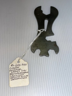 #ad Vintage Coleman Wrench For Gas; Iron Lantern Stove And Other Coleman Things $20.00