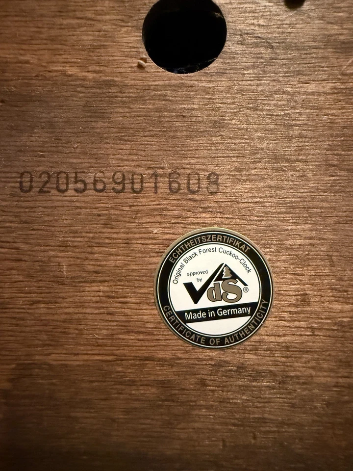 Schneider Vintage Black Forest 8-Day Hunter-Style Cuckoo Clock Working - Image 2 of 4