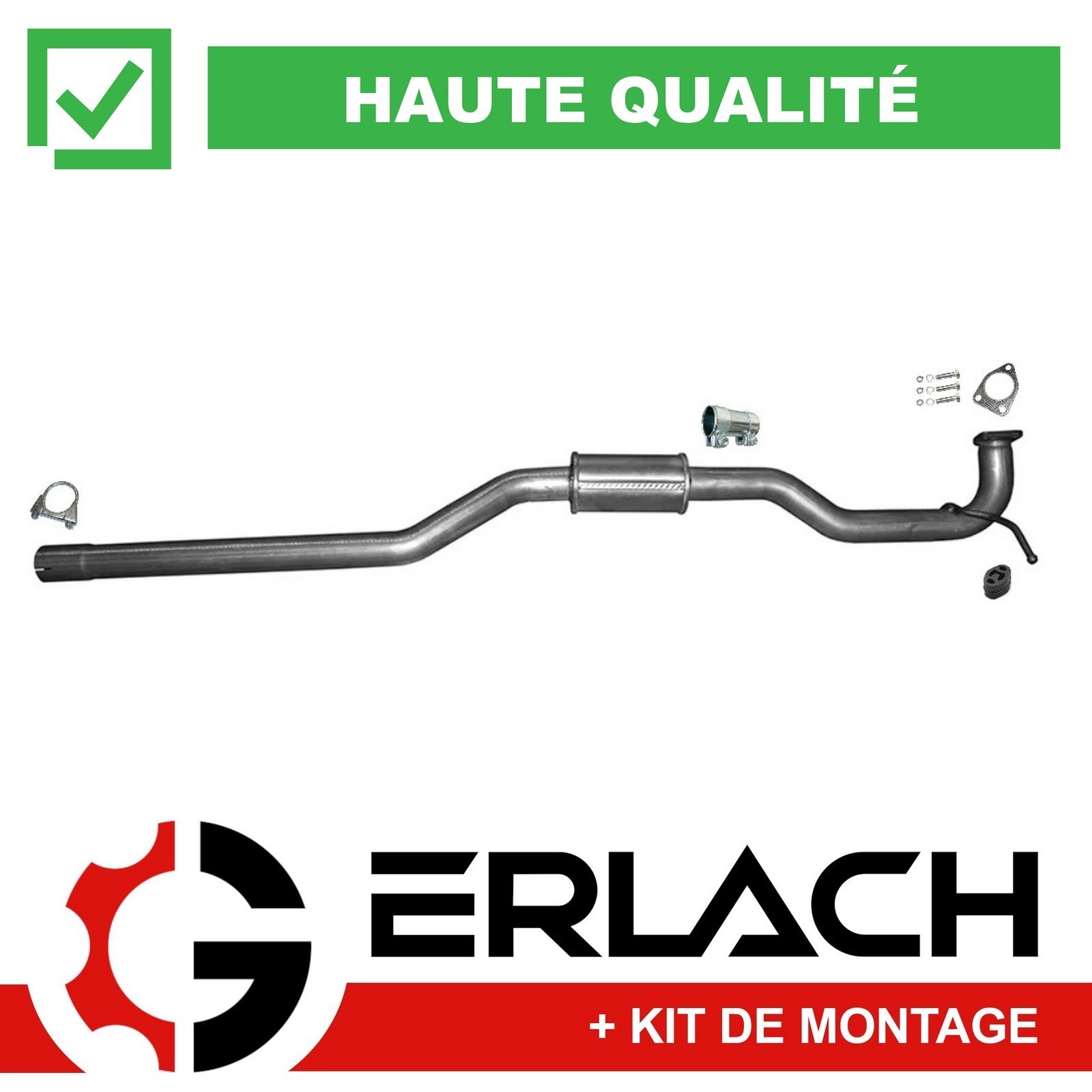 Silencieux intermédiaire Mitsubishi ASX 1.8 DID 2WD pour remplacer un pot usé 9341