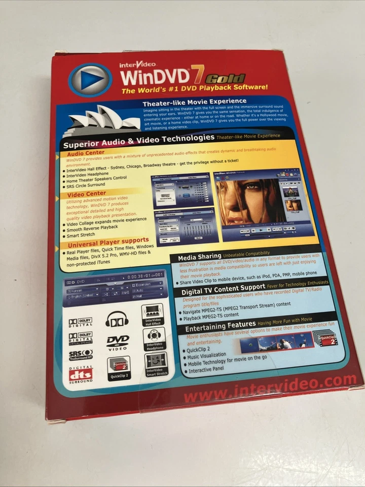 InterVideo WinDVD 7 Gold Software Computer DVD Video Playback Player - Image 3 of 4