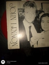 John Lennon LP 1975 A 17597-321 Vinyl Record Black Cardboard Sleeve