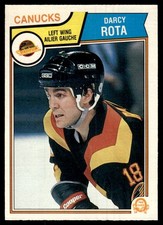 1983-84 O-Pee-Chee Darcy Rota Vancouver Canucks #358
