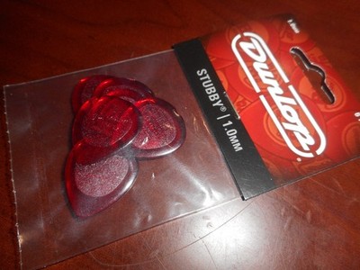 Dunlop Stubby Jazz Guitar Picks (6) - CHOOSE THICKNESS