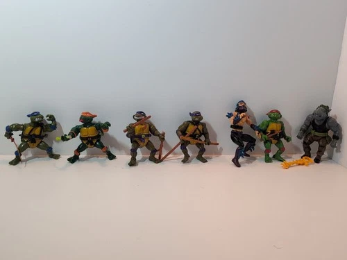Vintage TMNT Playmates turtles lot 1988 1990  wind up Excellent Condition