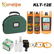 KOMSHINE FTTH Loss Test ToolKit KLT-12E w/ Optical Fiber Cleaver FC-6S OPM OLS
