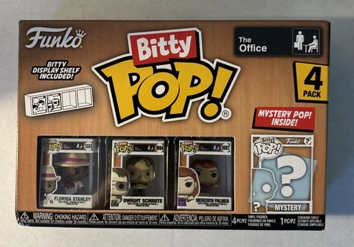 Funko Bitty POP The Office Florida Stanley Dwight Meredith Mini Figures 4 pack