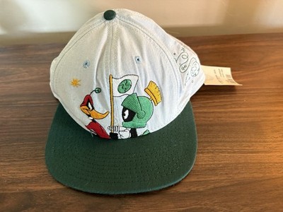 Vintage 1991 Marvin the Martian Looney Tunes Daffy Duck Snapback Hat With Tag
