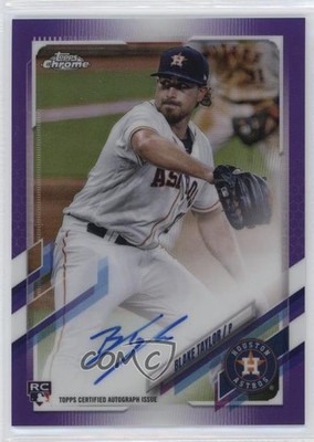 2021 Topps Chrome Rookie Purple Refractor 3/250 Blake Taylor #RA-BT Auto RC 13c1