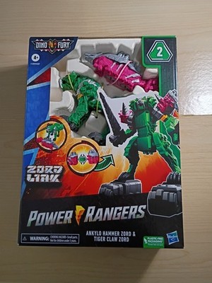 POWER RANGERS Dino Fury Zord Link Ankylo Hammer & Tiger Claw NEW SEALED