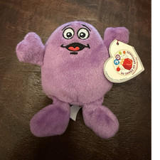 purple Ty McDonald's Grimace plush toy from the 2009 30 yrs of Happiness series