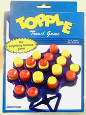 Topple Travel Board Game Surprising Balance Game For Two Players Pressman Toy