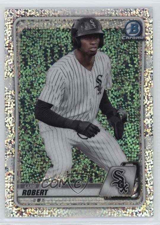 2020 Bowman Chrome Prospects Speckle Refractor 165/299 Luis Robert #BCP-150 0sm9