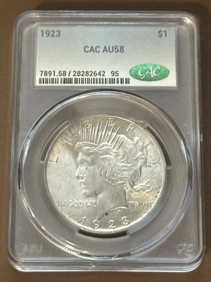AU 58 Graded 1923 Year Peace Dollars (1921-1935) for sale | eBay