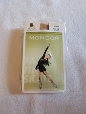 NWT Mondor Footless Skating Tights Suntan Youth 10-12 Dance Performance
