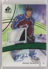 2020-21 SP Game Used Authentic Rookies Green 33/35 Shane Bowers Patch Auto 0c8j