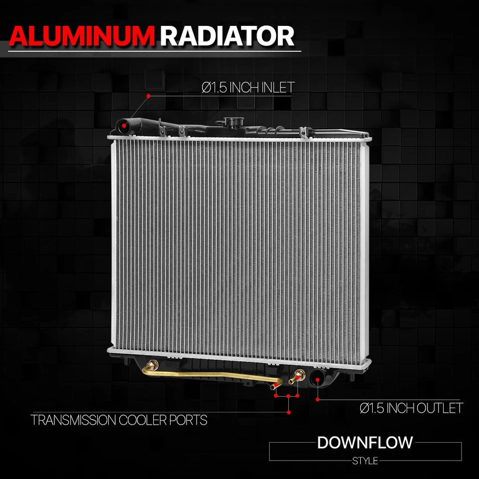 Radiador de núcleo de aluminio repuesto OE para 92-02 Acura/Isuzu SLX/Trooper dpi-1302 Foto 2 de 4